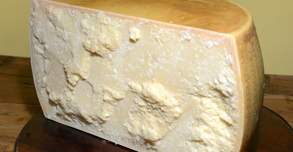 Sfondo dettaglio conservazione parmigiano reggiano