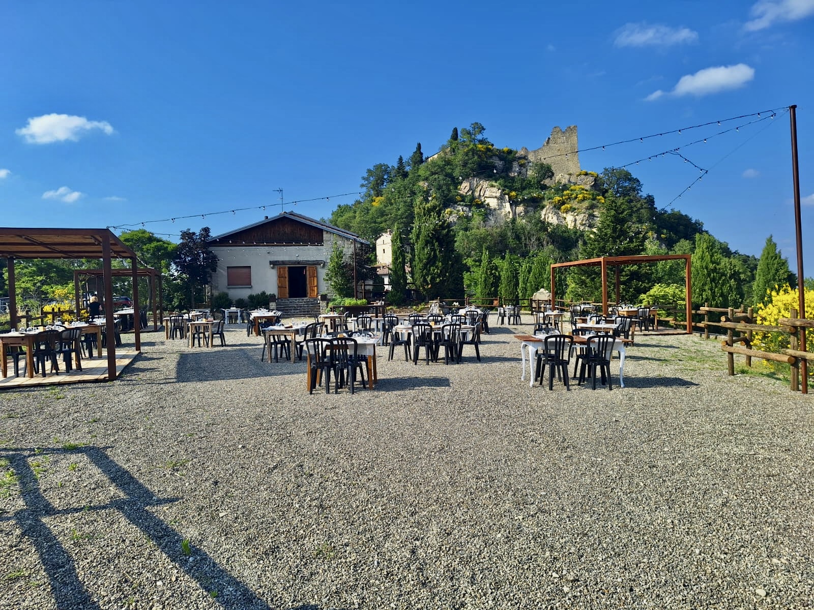 Area esterna Fattoria Rossi Canossa